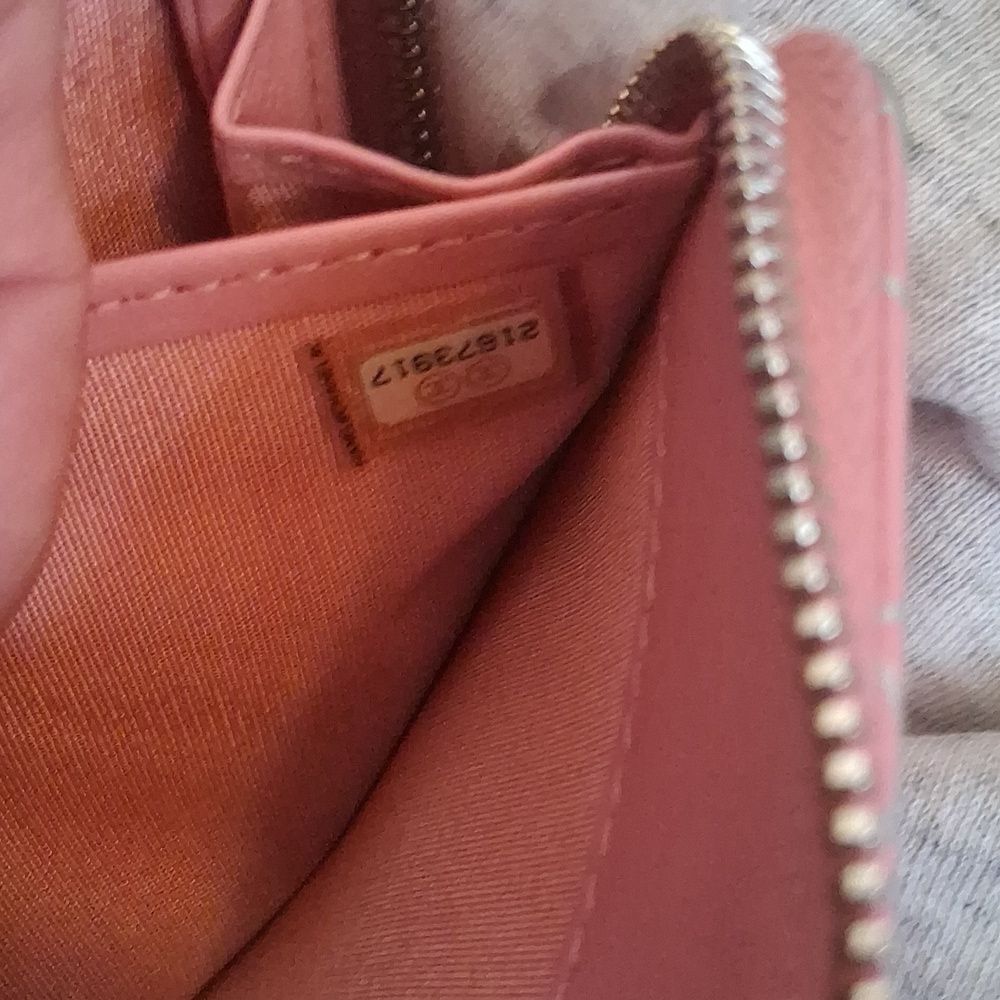 Sale! š„Authentic ChanelāPink Camelia Wallet - Picture 6 of 6